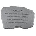Kay Berry Inc Kay Berry- Inc. 98720 Father-Our Hearts Still Ache In Sadness - Memorial - 16 Inches x 10.5 Inches x 1.5 Inches 98720